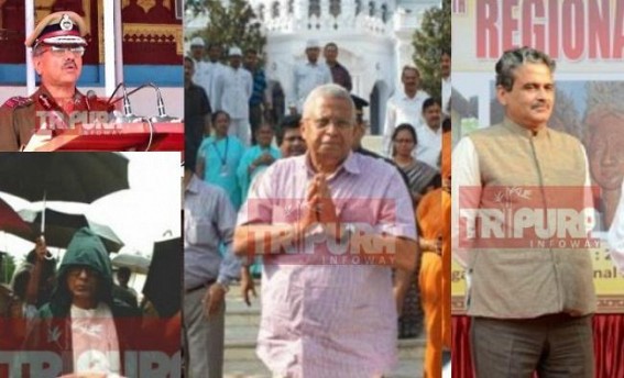 Opposition demands Clarification from Tripura Chief Secretary, DGP on their disobedience towards Governor